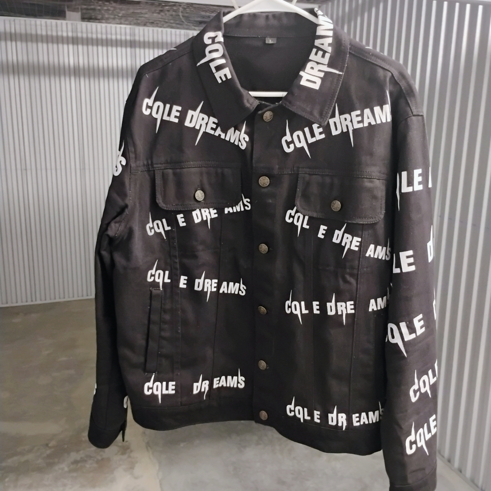 Black Men's Shirt Jacket